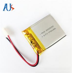 China 302530 Lithium Polymer Battery 3.7V 170mAh Customize Service wholesale