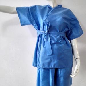 China SPA Line SBPP 35gsm Non Woven Disposable Sauna Suits wholesale