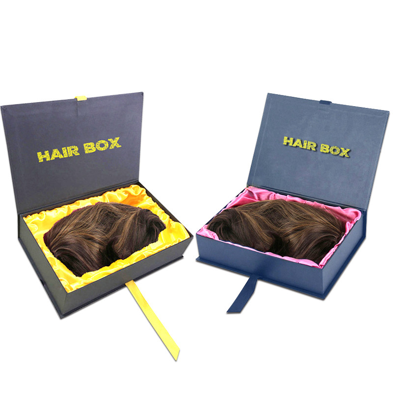 Magnet Hair Bundles CMYK Gift Packaging Boxes Wig Gift Storage Box