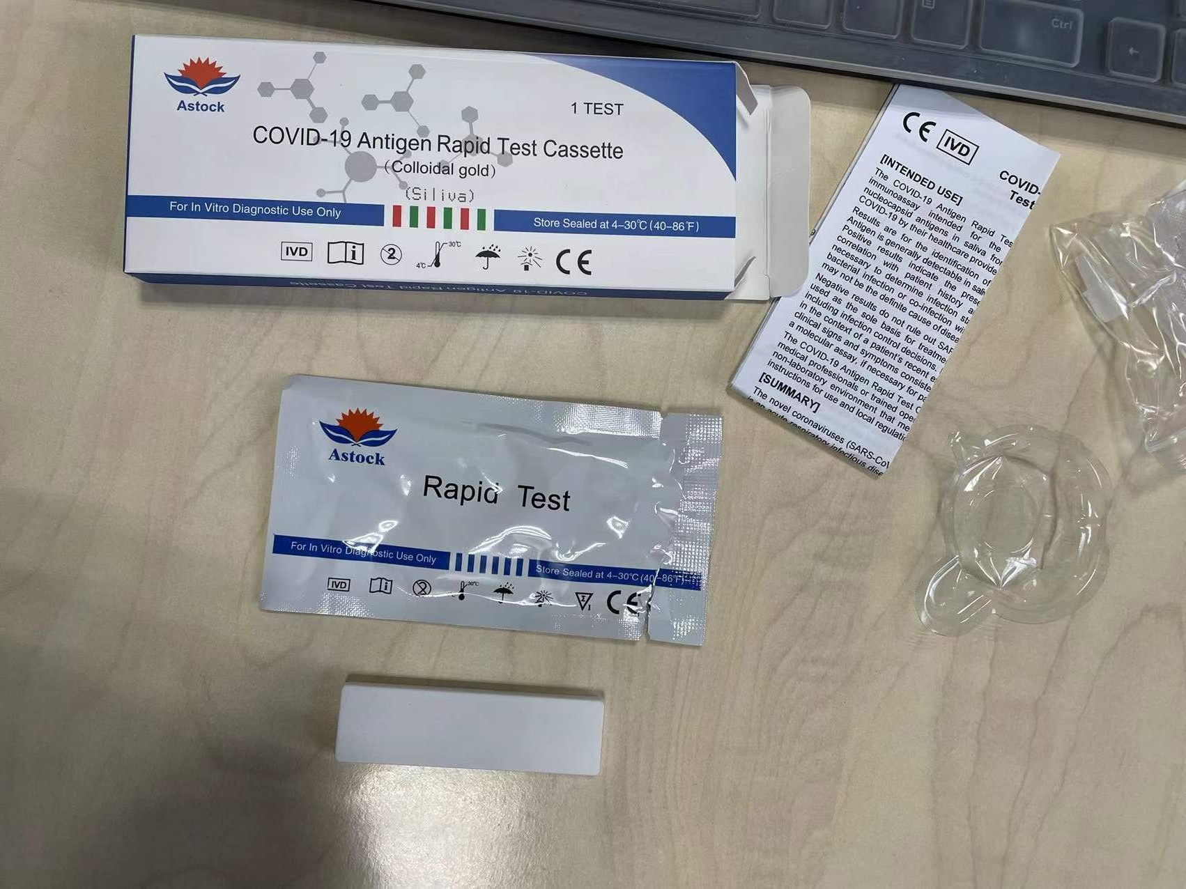 Factory Wholesale Cov-19 Test Kit Antigen Rapid Test Cassette Colloidal gold Siliva Nose Saliva Test