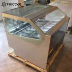 R290 Refrigerant Glass Door Upright Ice Cream Freezer 450L