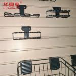 Black Smooth Surface PVC Slatwall Panels 300mm X 17mm