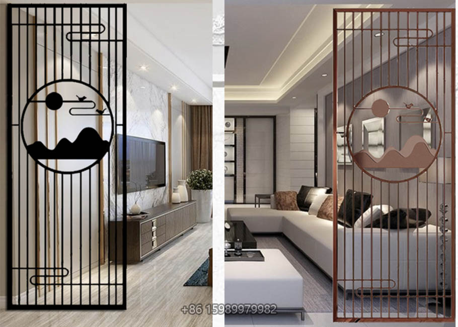 ornate room divider screen