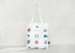 Polyester Canvas Tote Bags Full Colors Logo Design Artistic English Letter One