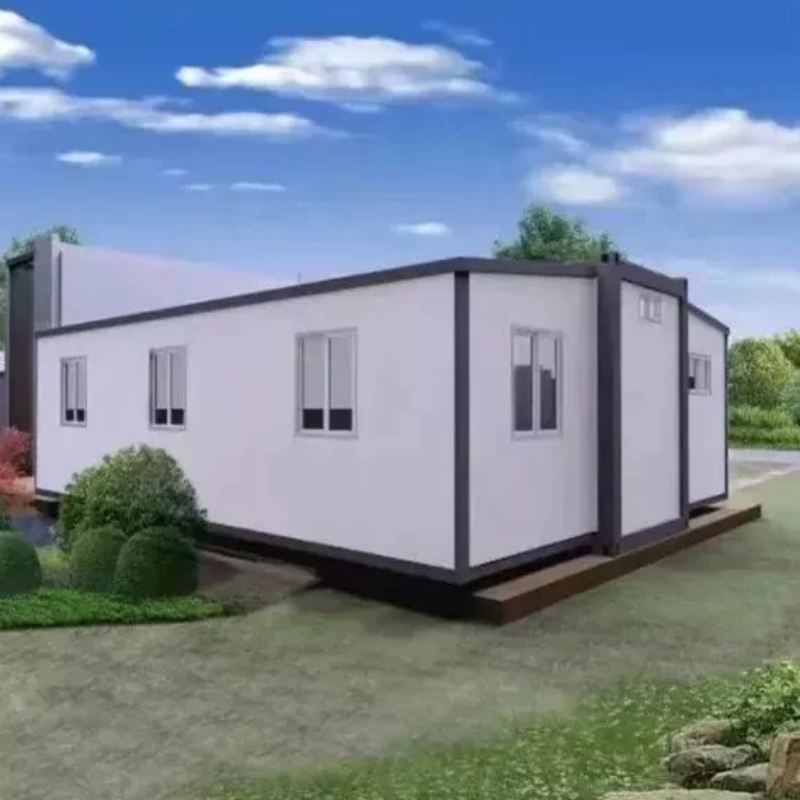 Steel Door 3 Bedroom Portable Homes Expandable Container House with Online Support