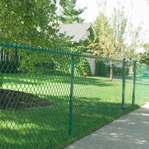 China 50ft Heavy Duty Galvanised Chain Link Fencing Wean Powder Coating wholesale