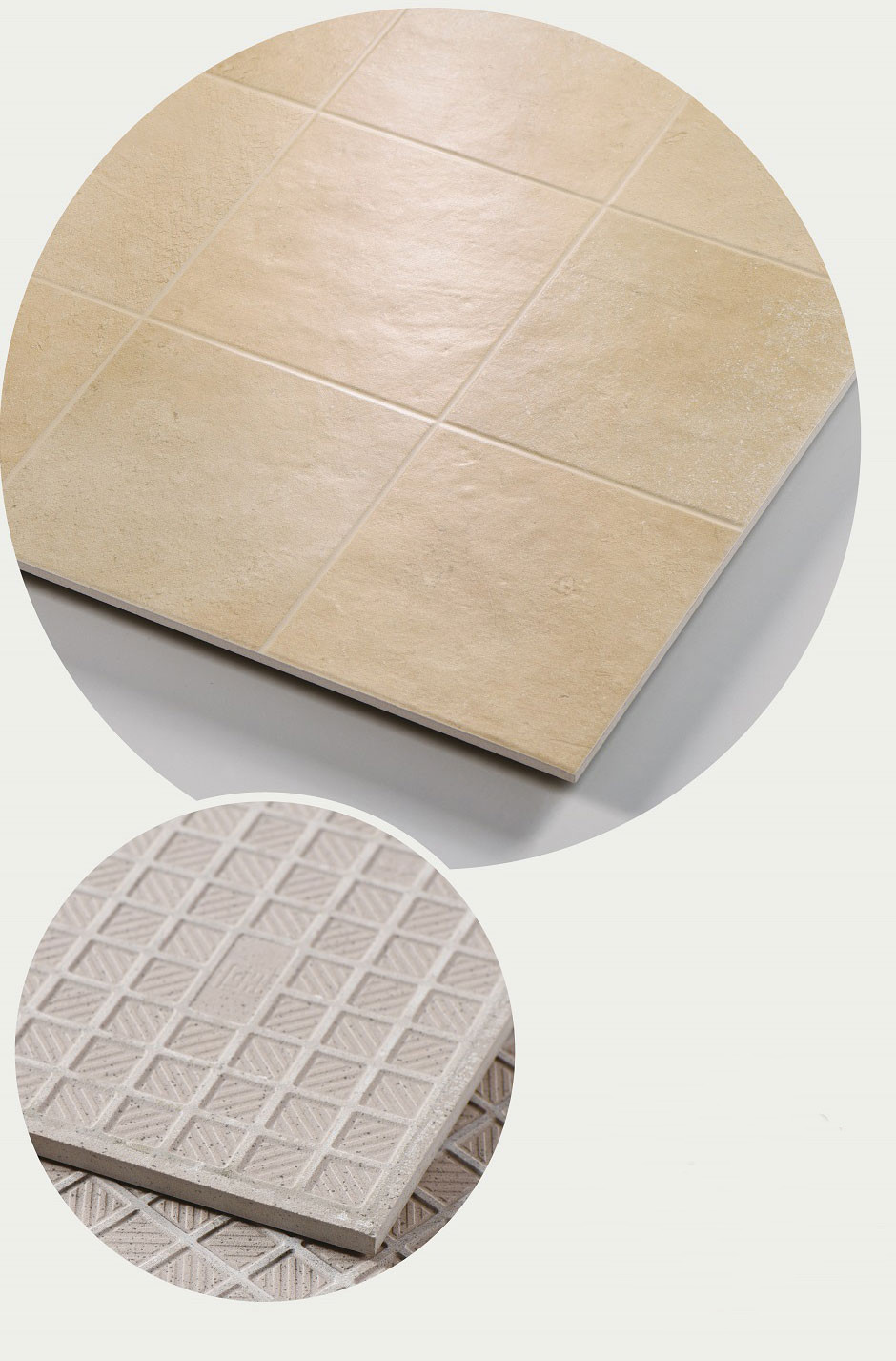 60x60cm Light Yellow Indoor Floor Soft Glazed Porcelain Decoration Tiles For Living Room