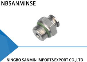 China Professional SSC-G Pneumatic Tube Fittings Air Line Connectors M5 - M6 Thread wholesale