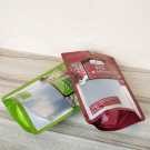 Stand Up Box Bottom Zipper Pouch Sample With Digital Printing