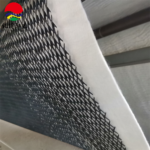 Waterproof Storage Drainage Isolation HDPE 3D Composite Geonet within 50m Length