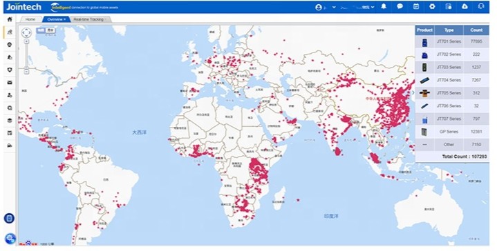 Intelligent Fleet GPS Vehicle Tracking System Software For Android Technology