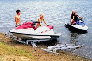 China Aluminium inflatable boat trailer wholesale