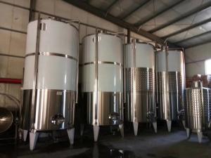 China Single Wall 3mm Fruit Wine Fermentation Tank , Wine Fermenting Equipment wholesale