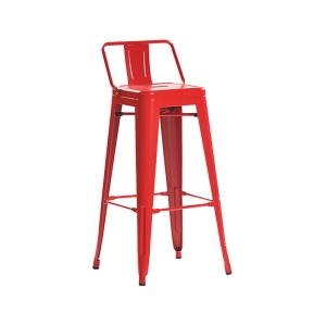 China Colorful Retro Metal Cafe High Bar Stools For Restaurant Bar Dining wholesale
