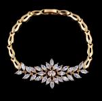 Fashion Ladies Bracelet Bangle Party Adjustable Bangle Jewelry Color Big Flower