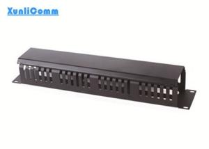 China Closed Slotted Rack Accessories Cable Management Excellent Cable Retention wholesale