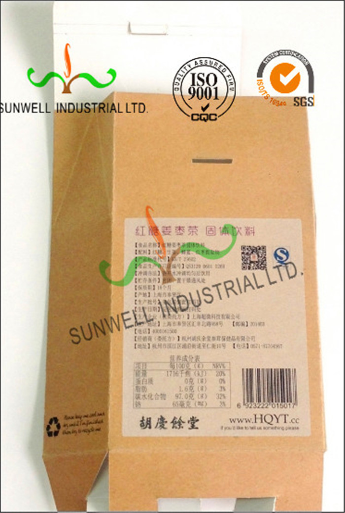 PVC Windows Cardboard Food Packaging Boxes , Self Closing Cardboard Takeaway Containers