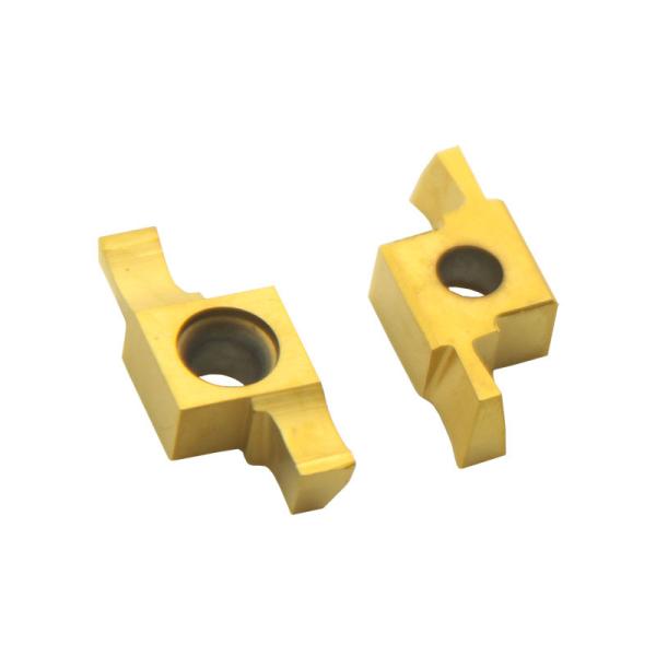 Yellow Parting And Grooving Inserts Metal Turning CNC Tools Insert