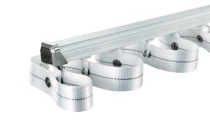China Aluminum Alloy customized Length Double Curtain Track Wall Mount wholesale