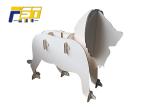 Custom Animal Structure Strong Paper Cardboard Box Furniture With Waterproof