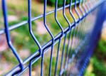 cheap welded wire mesh curved fence / high security fence panels / garden fence