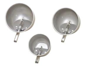China 135mm 155mm Pig Water Bowl Stainless Steel Livestock Water Bowl wholesale