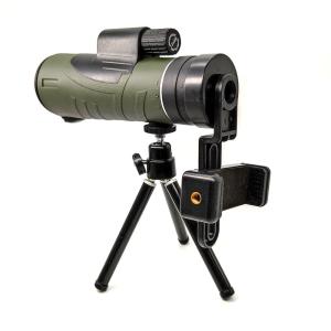 China Bird Watching 12x50 Monocular Cell Phone Mount With Quick Smartphone Holder wholesale