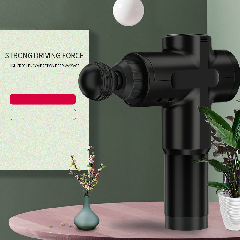 RoHS Approval ABS Muscle Massage Gun LED Touch Screen Home Use