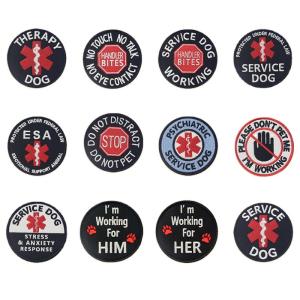 China Twill Cotton Polyester Custom Embroider Patch Service For Dog Vest wholesale