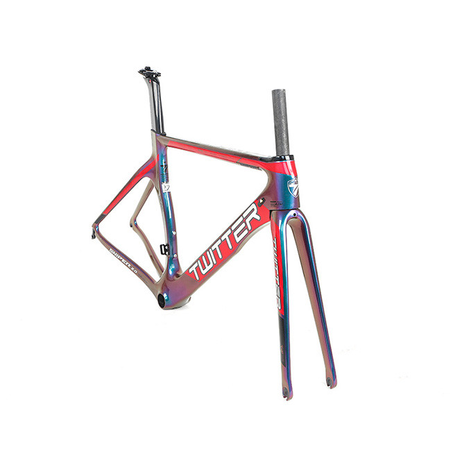 54cm T800 Carbon Frame Internal Cable With Holographic Color