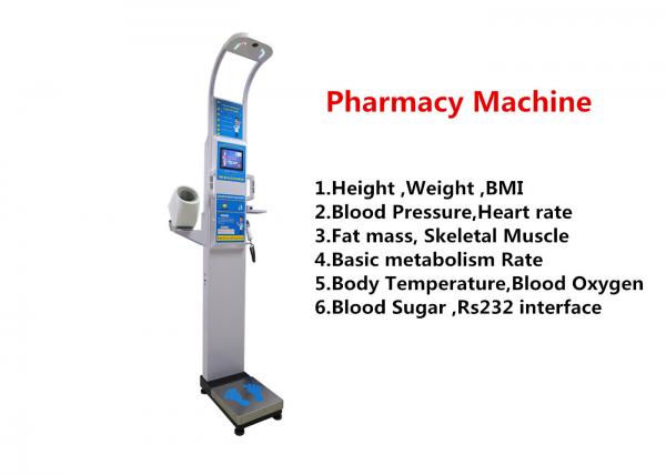 Quality Medical BMI Digital Height Weight Scale , Digital Height Measurement Machine for sale