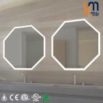 Hotel Beauty Salon Furniture Shape Irregular Designer Frameless Backlit Bathroom