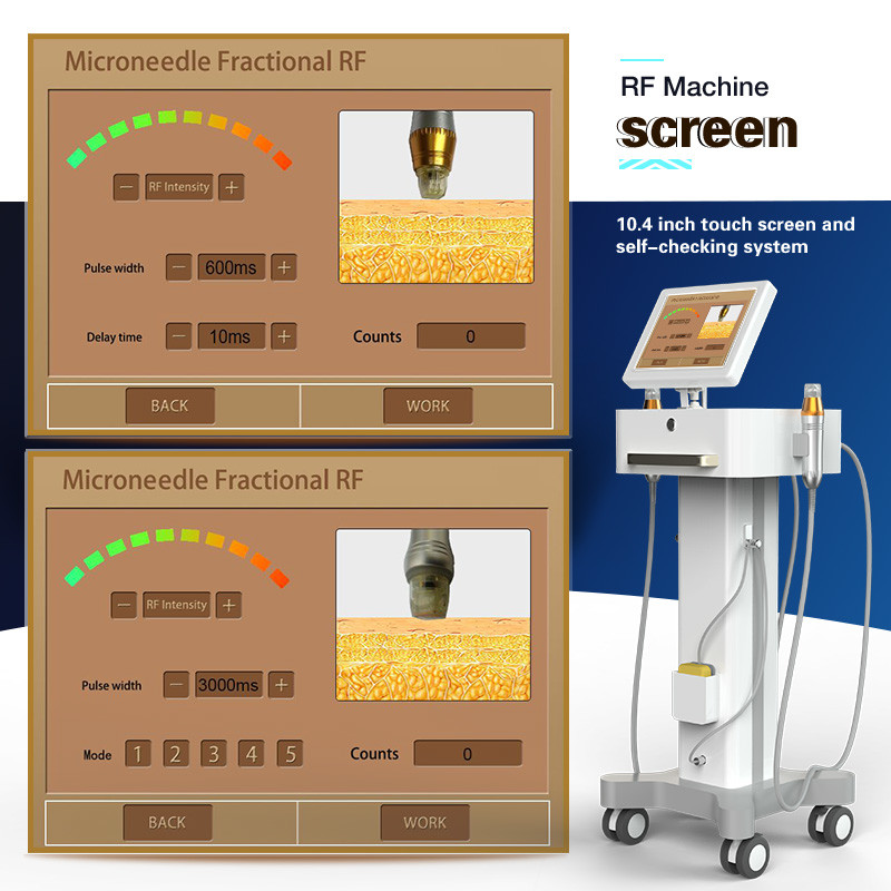 Microneedle RF Stretch Marks Removal Machine Fractional Skin Rejuvenation