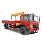 Straight Arm Heavy Truck Crane Machine Price 6 Ton Hydraulic Truck Mounted Crane