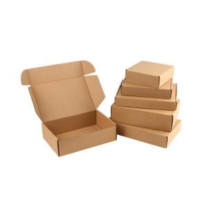 China Recyclable Courier Delivery Box Hard Cardboard Kraft Paper 150x150x50cm wholesale