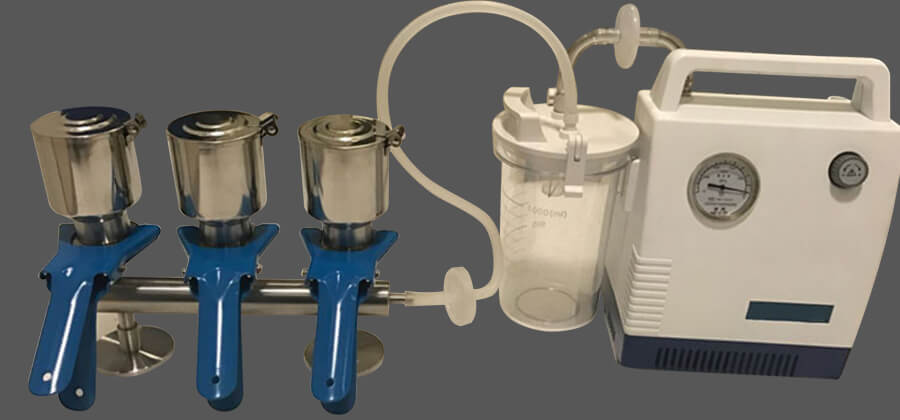 oil free vacuum pump for stainless steel filters