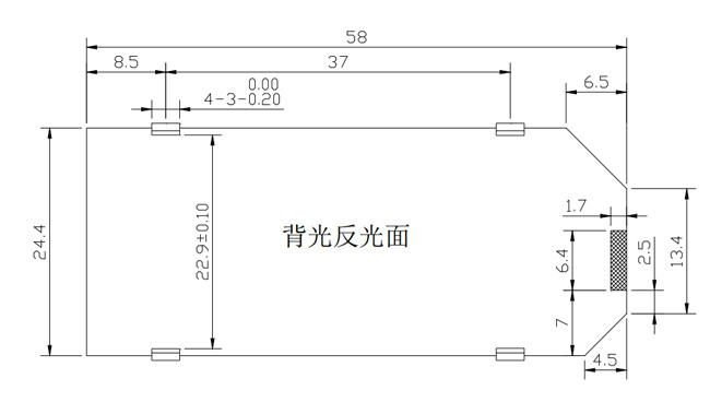 COG 192x64 Monochrome Graphic LCD Display FSTN Positive UC1609C 3.3V SPI Interface