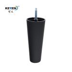 KR-P0313 145mm Height Round Furniture Feet , Plastic Sofa Legs Replacement No
