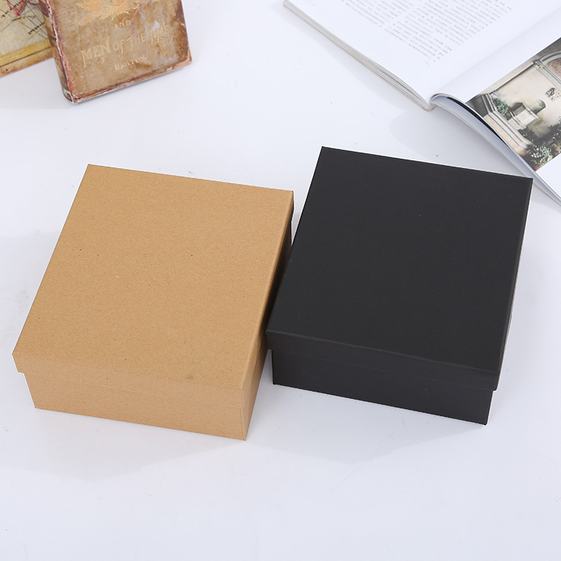 Square Custom Black Brown Shoe Clothing Underwear Gift Packaging Box With You Own Logo