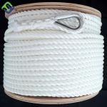White 3 Strand Twisted Nylon Rope Nylon Boat Anchor Line Anchor Rope