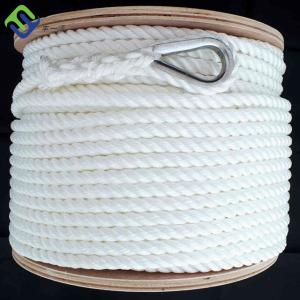 China White 3 Strand Twisted Nylon Rope Nylon Boat Anchor Line Anchor Rope wholesale