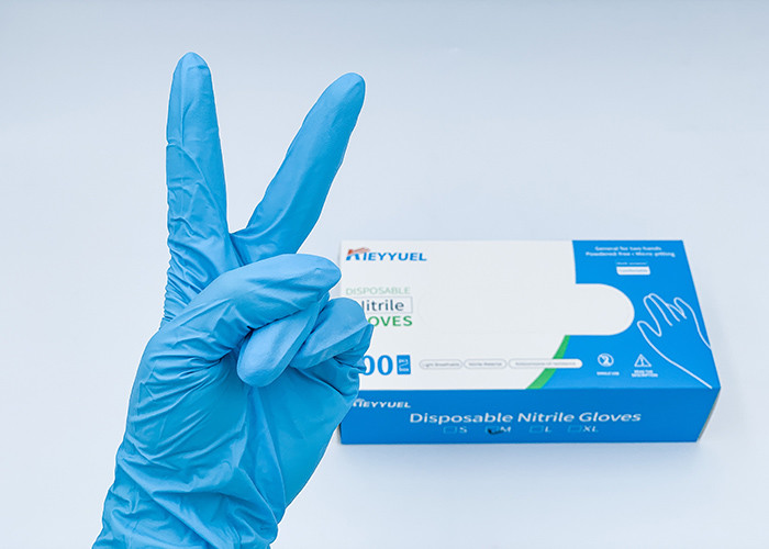 Hospital Disposable Examination Nitrile Gloves Medical Surgical Gloves / Free sample