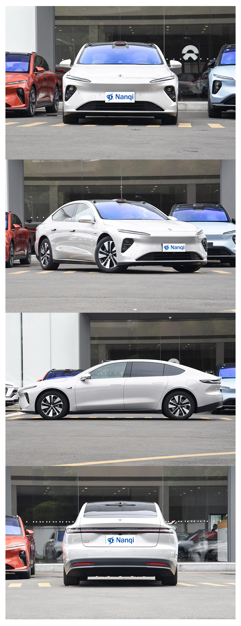 4 Wheel Electric Car Weilai NIO ET7 Sedan High Speed Dual Motor For Family