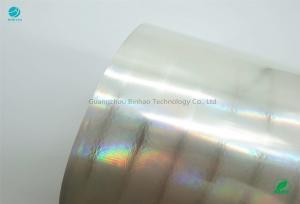 China Transparency Cigarette BOPP Holographic Film Flexible Packaging Material Odorless on sale