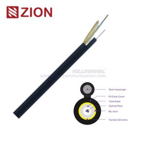 China FTTH Drop Fiber Optic Cables GYXY-8S Aramid Yarns Tubes 4.6x8.8 HDPE wholesale