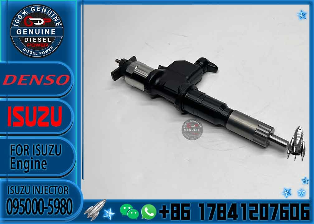 Genuine Original New Injector 095000-5982 095000-5981 095000-5980 for ISUZU 4HK1 6HK1