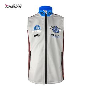 China Running and Cycling Cotton Poly Custom Lightweight Motorcycle Racing Sleeveless Shirts wholesale