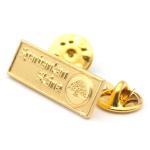 Custom Metal Logo Badges 3d Metal Gold Lapel Pin Badge For Kids