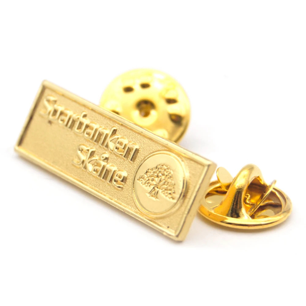 Custom Metal Logo Badges 3d Metal Gold Lapel Pin Badge For Kids