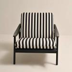 Black Modern Velvet Chair Velvet Chesterfield Chair With Wood Leg